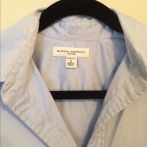 Banana republic button down blouse
